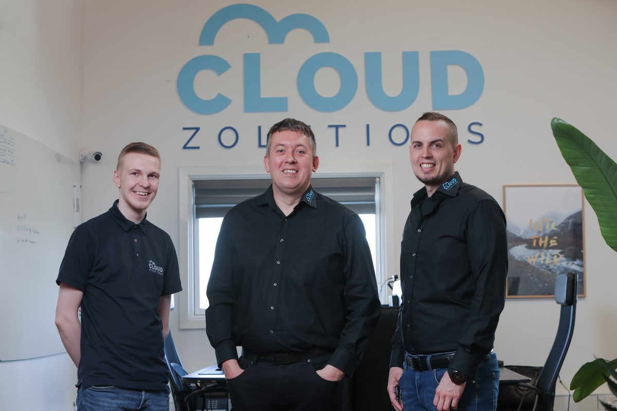 Cloud Zolutions teamet på kontoret i Slagelse